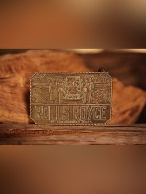 Vintage Tiffany & Company N.Y. Rolls Royce of Springfield, Mass. - Belt Buckle